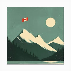 Canadian Flag 1 Canvas Print