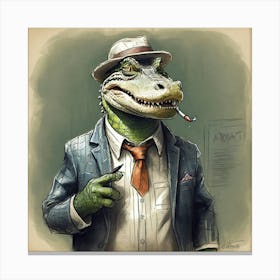 Alligator 3 Canvas Print