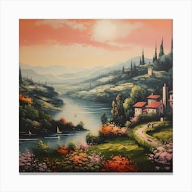 Chiaroscuro Dreamscape Canvas Print