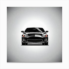 Black Sports Car 1 Canvas Print