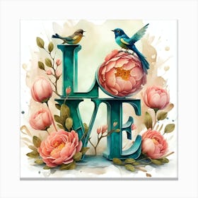 Love Birds Canvas Print