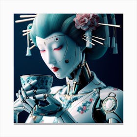 Robot Woman 4 Canvas Print