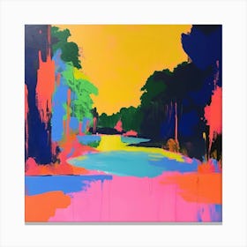 Abstract Park Collection Hyde Park London 5 Canvas Print