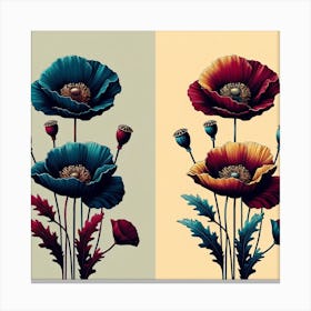 Poppies 8 Canvas Print