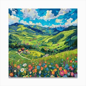 Valley Of Flowers 1 Canvas Print