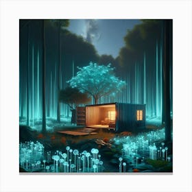 House In The Forest 1 Canvas Print