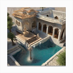 Islamic Structure Canvas Print