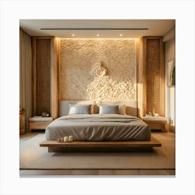 Modern Bedroom Design 24 Canvas Print