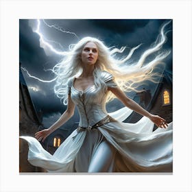 White Witch 2 Canvas Print