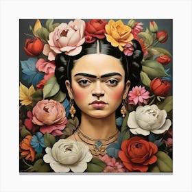 Frida Kahlo paintings 1 Canvas Print