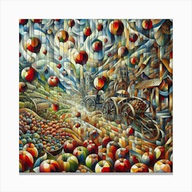 'Apples In The Sky' Canvas Print