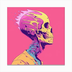 Skeleton 17 Canvas Print