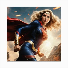 Supergirl 5 Canvas Print