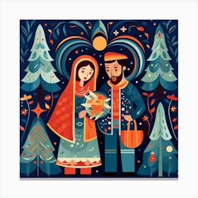 Nativity Scene 21 Canvas Print