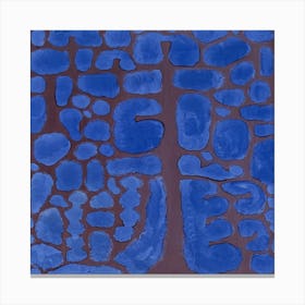 'Blue Square' Canvas Print