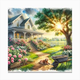 Gardener'S Home Canvas Print
