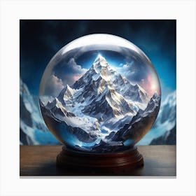 Snow Globe Canvas Print