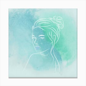 Portrait Of A Woman Canvas Print