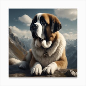 St. Bernard 2 Canvas Print