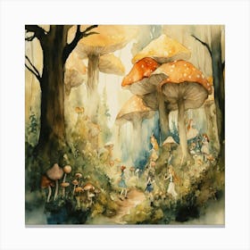 Alice In Wonderland Canvas Print