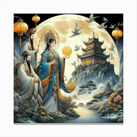 Chinese Women Canvas Print