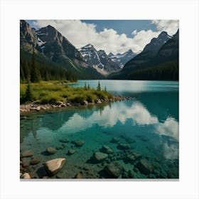 Lake Banff Canvas Print