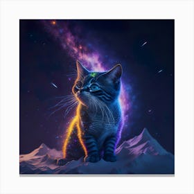 Cat Galaxy (84) Canvas Print