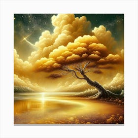 Tree In The Sky 2 Canvas Print