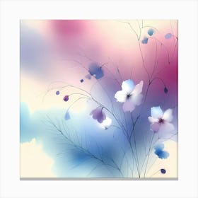 Watercolor Flowers 12 Canvas Print