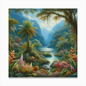 Rainforest landscape 3 Canvas Print