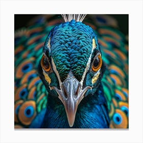 Peacock 1 Canvas Print