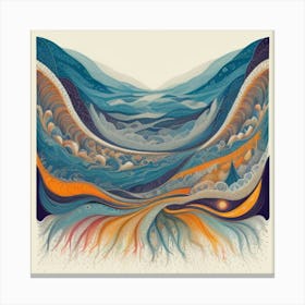 Oceans And Waves Canvas Print