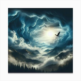 Sky And Clouds Canvas Print