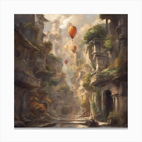 Fantasy City 5 Canvas Print