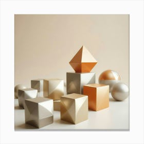 Cubes Canvas Print