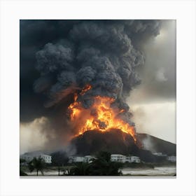 St. John'S Fire Canvas Print