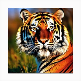 Tiger Portrait Canvas Print