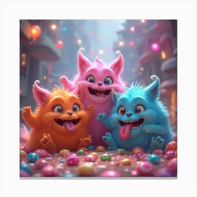 Trolls 5 Canvas Print