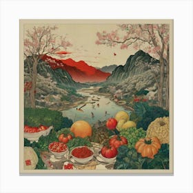 Chinese Landscape Canvas Print