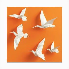 Origami Birds 17 Canvas Print