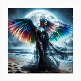 Rainbow Angel 6 Canvas Print