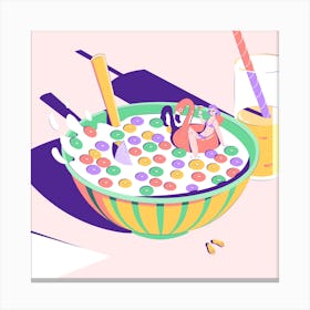Cheerio Pool Canvas Print