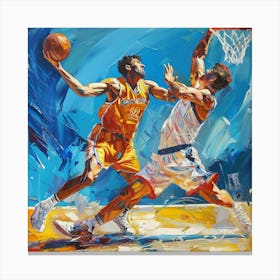 Basketball Players 1 Canvas Print