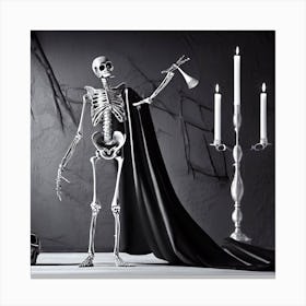 Skeleton Canvas Print