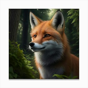 The Sly Fox Explorer Canvas Print