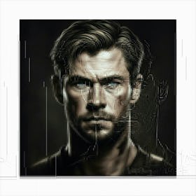 Chris Hemsworth 2 Canvas Print