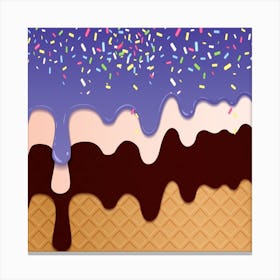 Ice Cream Sundae 28 Canvas Print