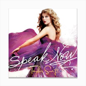 Speak Now by Taylor Swift Canvas Print