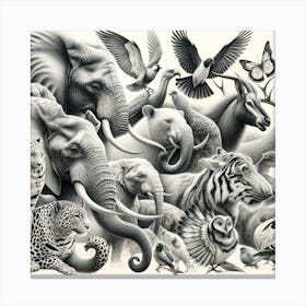 Animals Canvas Print