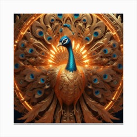 Peacock 29 Canvas Print